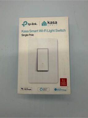 New never open Box TP-Link Kasa Smart Wi-Fi Light Switch — White